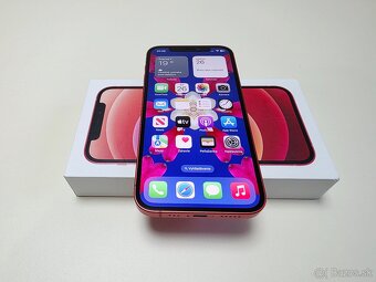 APPLE IPHONE 12 64GB RED ,ZDRAVIE BATERKY 100% - 7