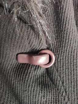 Hnedý vlnený kabát s límcom GIORDANI - veľ. 36 - 7