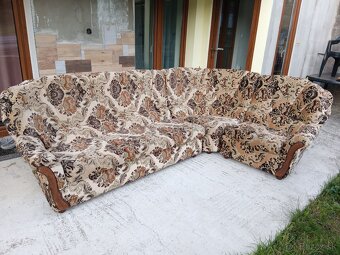 Predám rozťahovací gauč(sedačku)+kreslo - 7