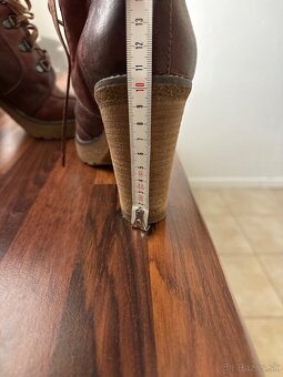 Kožené topánky na opätku - 7