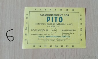 Pivové etikety (rôzne) - 7