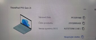 Lenovo ThinkPad P15 G2 i7 ,Nvidia RTX A2000 - 7