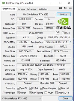 TUF Gaming GeForce RTX™ 3060 OC Edition 12GB - 7