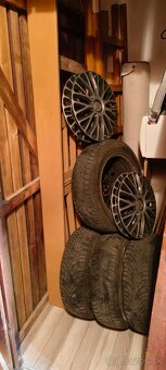 Kolesá - Škoda rapid + zimné pneumatiky 185/60R15 - 7