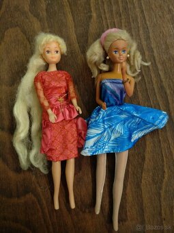 Barbie kôň, barbie odev a nábytok - kúpeľňa, posteľ - 7