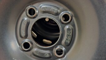 Plech. disky 15"+zimné pneumatiky 195/60 R15 Ford-sada 4ks - 7