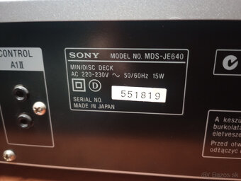 Sony MDS-JE 640 - 7