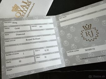 Diamantový snubný prsteň - 7