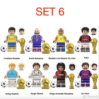 Figúrky futbal + basketbal (8ks) typ lego - nové - 7