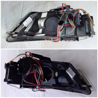 AUDI A3 8P 2003-2008 Led Tube Black Reflektory Predné Svetlá - 7