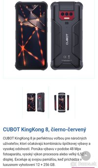 Predám alebo vymením CUBOT KingKong 8 - 7