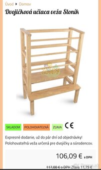 Učiaca veža pre dvojičky/súrodencov - 7