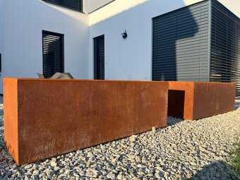 Kvetináč Corten - Vyvyseny zahon - 7
