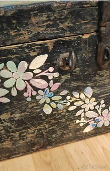 Stoličky,stolík,bedna Provence - 7