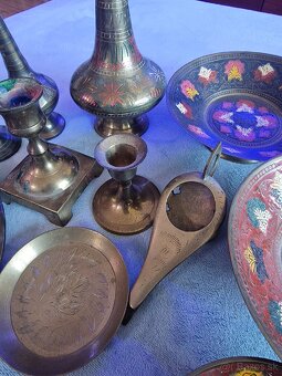 Veľká sada orientálnej mosadze – India - 7