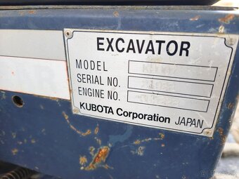 Minibáger Kubota KH007 - 7