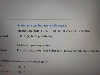 predám HP elitebook /8gb ram/ Intel core i3/ 256gb ssd disk - 7