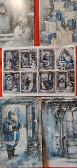 krásne vianočne pohľadnice Vintage štýl - 7