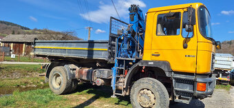 MAN 19,322 - 4x4 Trojstranný sklápač + hydraulická ruka - 7