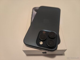 apple iphone 15 PRO 256gb Blue Titanium 86% Batéria - 7