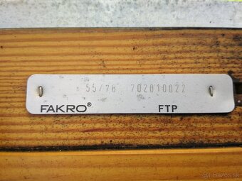 Strešné okno FAKRO 55x78 - 7