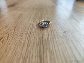 Diamantový zlatý prsteň - 7