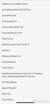 SMART LED TV Samsung UE65DU8072U 65” - 7