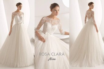 Svadobné šaty Rosa Clara Alina- šité na mieru - 7