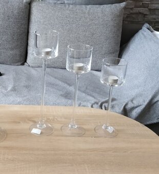 svadobna vyzdoba  svietniky 30,35,40 cm - 7