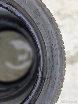 Michelin alpin 5  215/55r17 zimna - 7