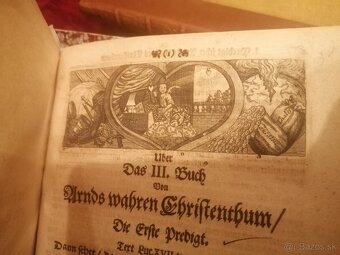 Stará hrubá baroková kniha z r. 1706 a 1702 - 7