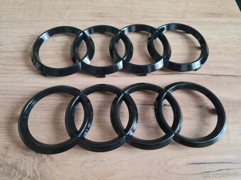 AUDI Čierne lesklé znaky - 7