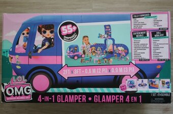 Fialový LOL karavan + 2 babiky - 7