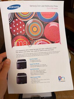 Predám Samsung CLX-3185W farebná laserová tlačiareň s Wi-Fi - 7