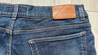 Pánske,kvalitné džínsy TRUSSARDI - veľkosť 36/30 - 7