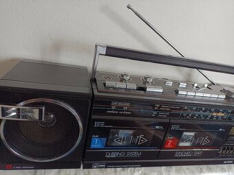 ABA 9090 radiomagnetofon retro 2 kazeťák Korea - 7