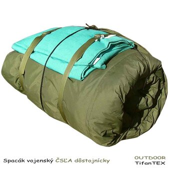 Veĺká poĺná, vojensky spacak, žebradlo - 7