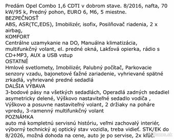 Opel combo - 7