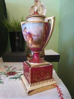 Starožitná porcelánová amfora Alt Wien - 7