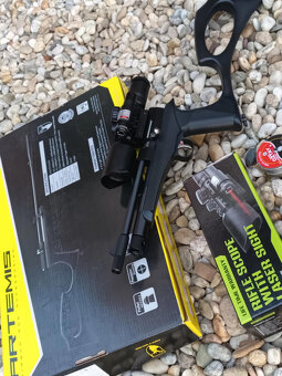 CP2 Artemis CO2 pištol+puška jednom 4,5-5,5mm+brok+Puškohlad - 7