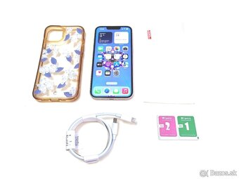APPLE IPHONE 13 PINK 128GB,ZDRAVIE BATERKY 100% - 7