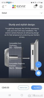 Ezviz CP4 smart kukatko v zaruke nove PC 189 EUR Hikvision - 7