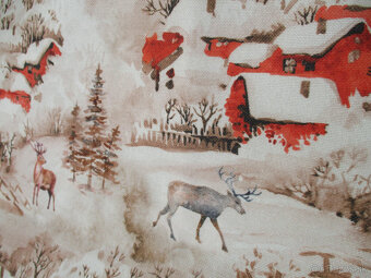 Obliečka zimná krajina,50x50cm - 7