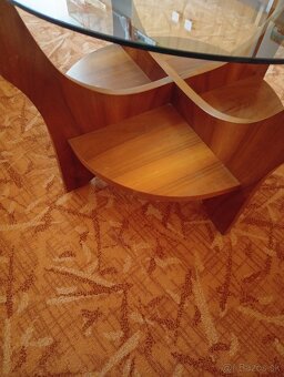 Stolík drevo sklo - 7