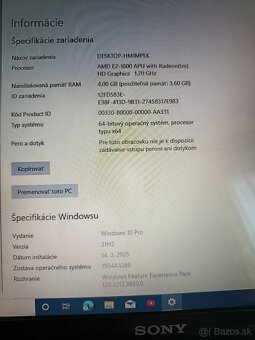 Sony Vaio 11" - 7