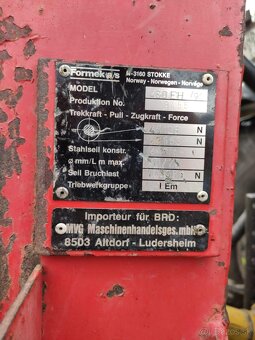 Navijak za traktor do 3bodu 5,5tony - 7