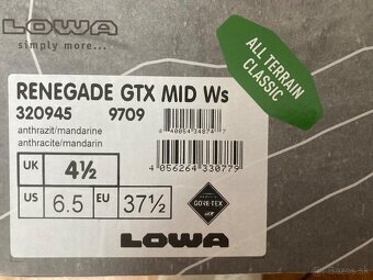 Dámske turistické topánky LOWA RENEGADE GTX MID WS - 7