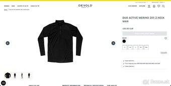 Merino rolák Devold Duo Active Zip Neck Man Veľ. L - 7