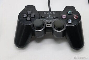 PS2 Slim SCPH-77004 + originál ovládač + káble - 7