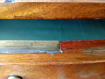 Nádherná autentická biedermeierska komoda - 7
